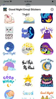 good night emoji stickers iphone images 2