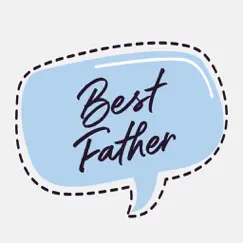 best father stickers logo, reviews