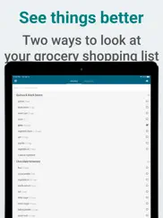 pivotlist - grocery shopping ipad images 1