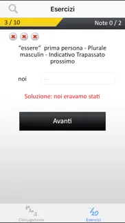 conjugacion verbos en italiano iphone capturas de pantalla 4