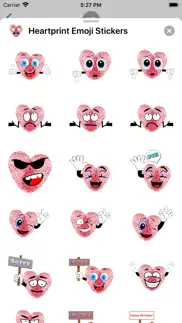 heartprint emoji stickers iphone images 4