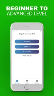 english grammar test iphone capturas de pantalla 1