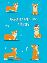 cute corgi animated emojis ipad images 1