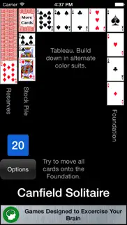 canfield solitaire - classic iphone images 2