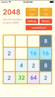 2048 - best puzzle games iphone resimleri 2