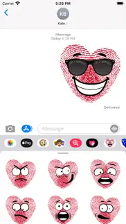 heartprint emoji stickers iphone images 1