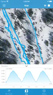 suivi de ski - piste skiing iPhone Captures Décran 2