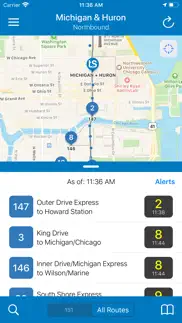transit stop: cta tracker. iphone images 2