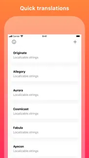 locale: app translations iPhone Captures Décran 1
