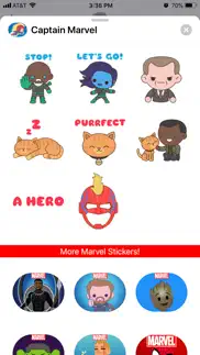 captain marvel stickers iphone images 2
