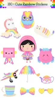 rainbow animal stickers iphone images 1