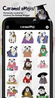 caramelmoji - bulldog stickers iphone images 2