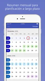 easy calendar iphone capturas de pantalla 4