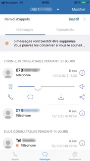 messagerie vocale bbox iPhone Captures Décran 3