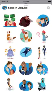 spies in disguise stickers iphone images 3