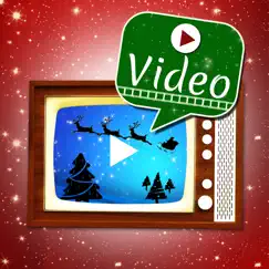 merry christmas greeting video logo, reviews