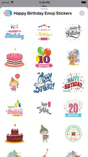 happy birthday emoji stickers iphone images 1