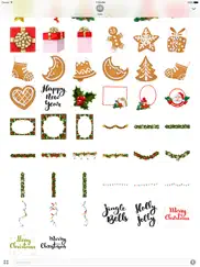 beautiful christmas stickers ipad images 3