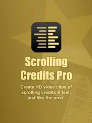 scrolling credits pro iPad Captures Décran 1