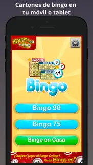cartones de bingo iphone capturas de pantalla 1