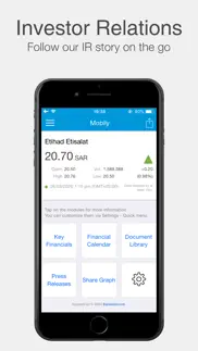 mobily investor relations iphone capturas de pantalla 1