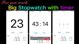rururu: big stopwatch for work iphone images 1