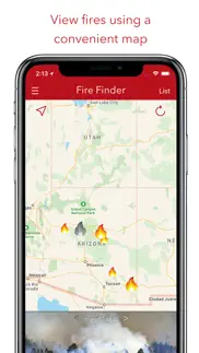 fire finder - wildfire info iPhone Captures Décran 1