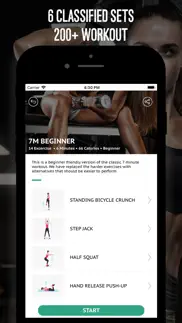 fitness - 7 minute workout iphone images 3