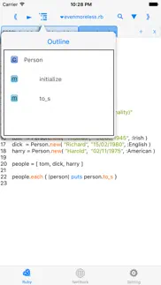 rubyi - run code, autocomplete iphone resimleri 2
