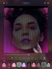 glitch face ai filters ipad resimleri 2