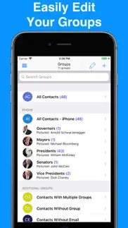 a2z contacts - group text app iphone images 3