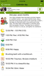 womanlog baby pro calendar iphone resimleri 2
