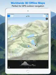 maps 3d pro - outdoor gps ipad resimleri 3