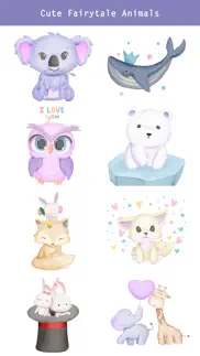 fairytale baby animal stickers iphone images 4