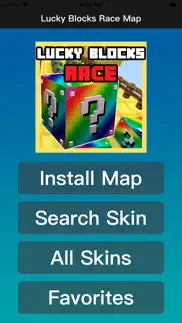 lucky blocks race map for mcpe iphone capturas de pantalla 1
