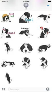 border collie dog icon sticker iphone images 4