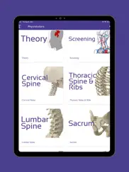 the manual therapy app iPad Captures Décran 1