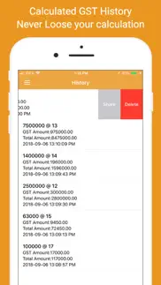 gst calculator - tax planner iPhone Captures Décran 3