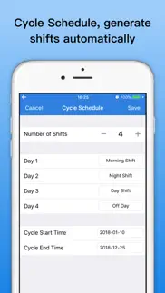 calendario de turno - horario iphone capturas de pantalla 4