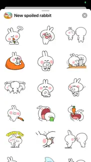 top spoiled rabbit stickers iphone images 2