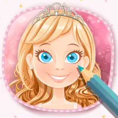 magic princesses coloring book logo, reviews