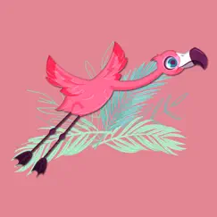 flamingo birdy stickers logo, reviews
