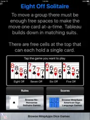 eight off classic solitaire ipad images 1