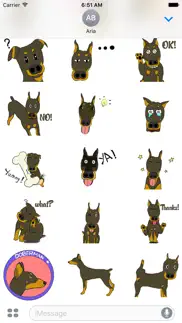 doberman pinscher dog sticker iphone images 4