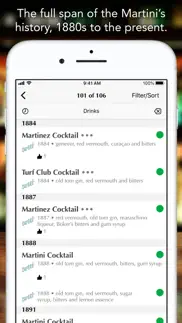 the martini cocktail iphone capturas de pantalla 2