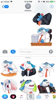 shark boss emoji stickers iphone images 3