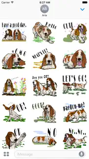 basset hound dog emoji sticker iphone images 1