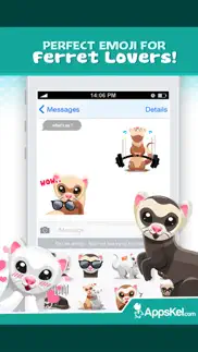 ferret pet emojis stickers app iphone images 1