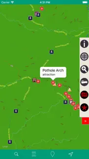 arches national park – gps map iphone images 1