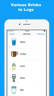 water reminder - simply drink iphone resimleri 2